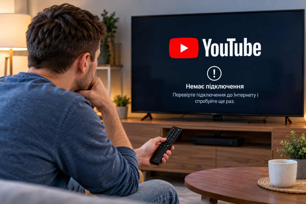 Чому не працює YouTube на телевізорі — помилка підключення на Smart TV